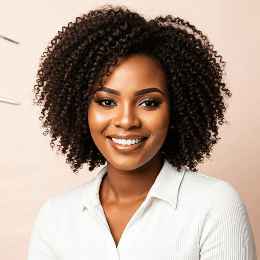 Sunny, lash artist at Lasheyeisland, Nairobi